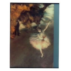 The Star Dancer On Stage Edgar Degas Art Demo‎ Print 3.5" x 4.5" Lenticular 3D
